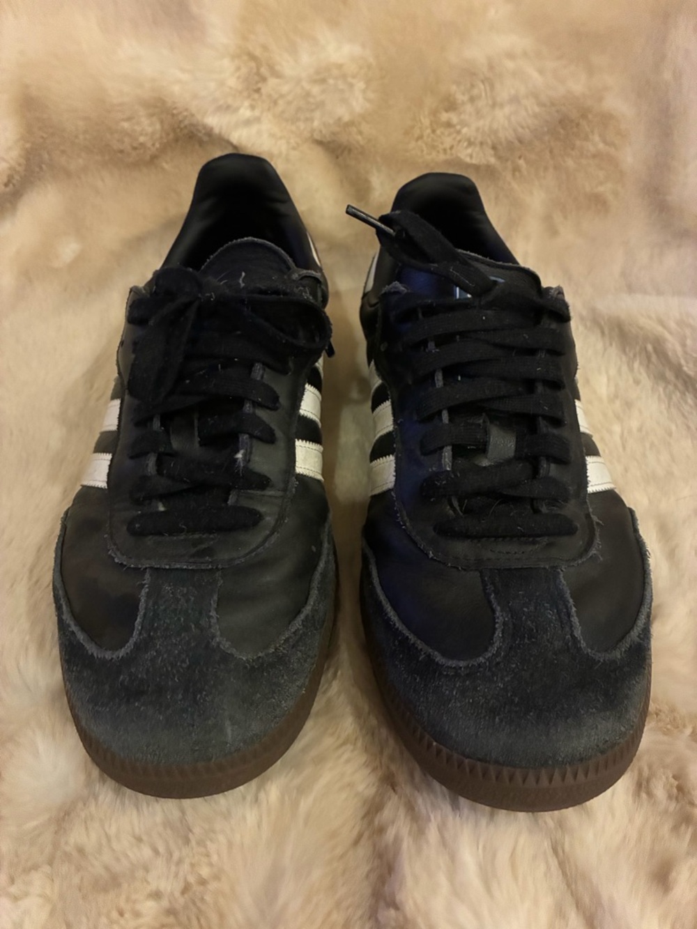 adidas Black and White Athletic Sneakers